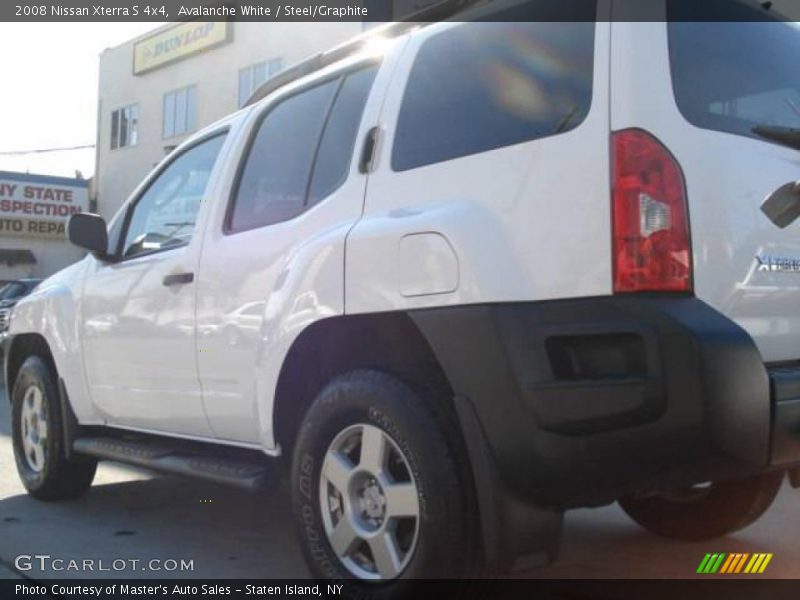 Avalanche White / Steel/Graphite 2008 Nissan Xterra S 4x4