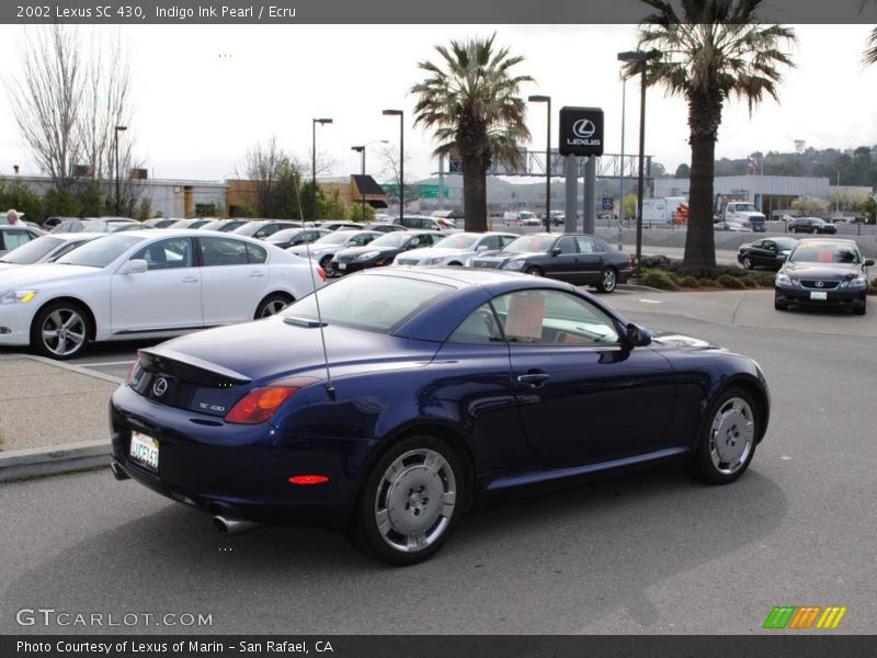 Indigo Ink Pearl / Ecru 2002 Lexus SC 430