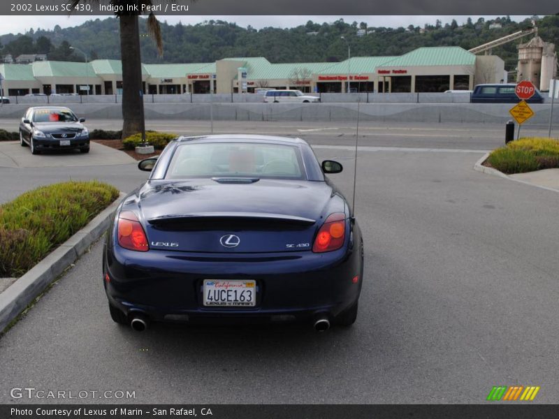 Indigo Ink Pearl / Ecru 2002 Lexus SC 430