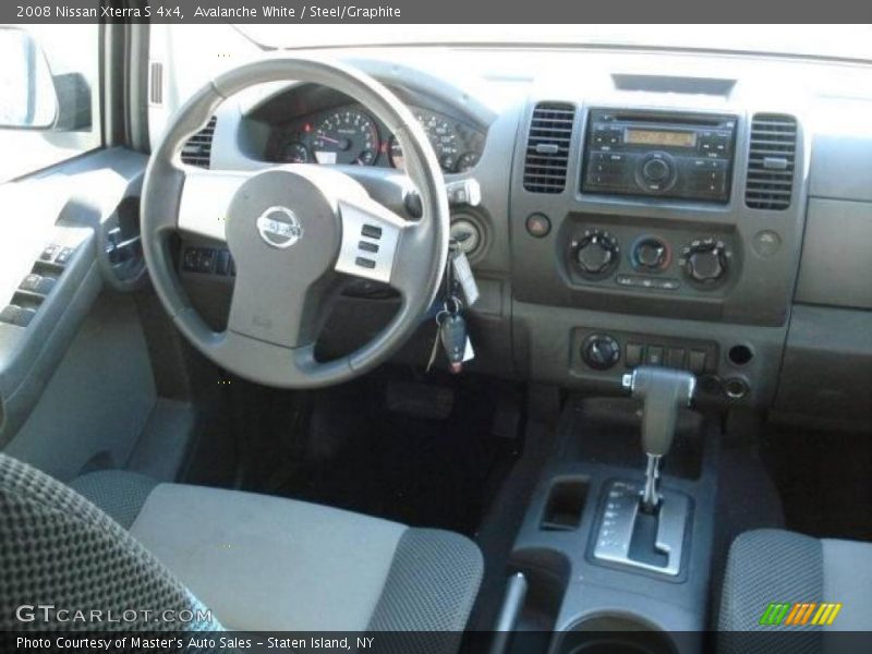 Avalanche White / Steel/Graphite 2008 Nissan Xterra S 4x4