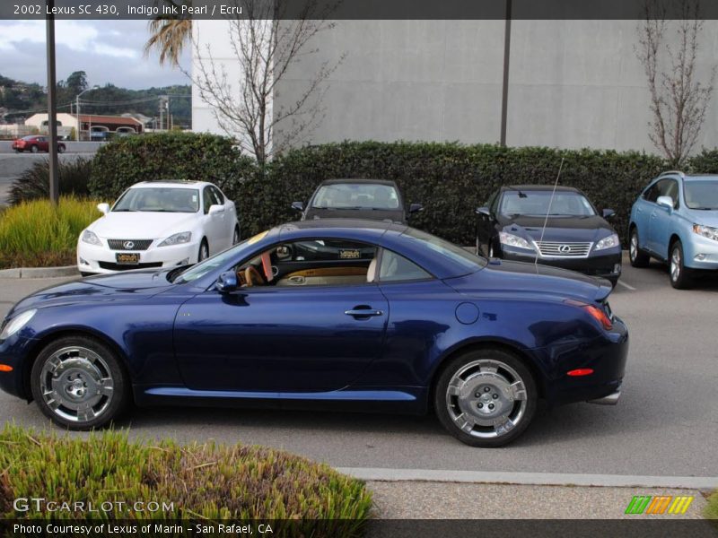 Indigo Ink Pearl / Ecru 2002 Lexus SC 430