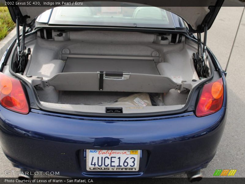 Indigo Ink Pearl / Ecru 2002 Lexus SC 430