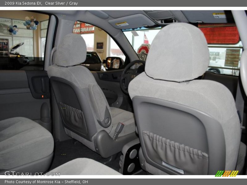 Clear Silver / Gray 2009 Kia Sedona EX