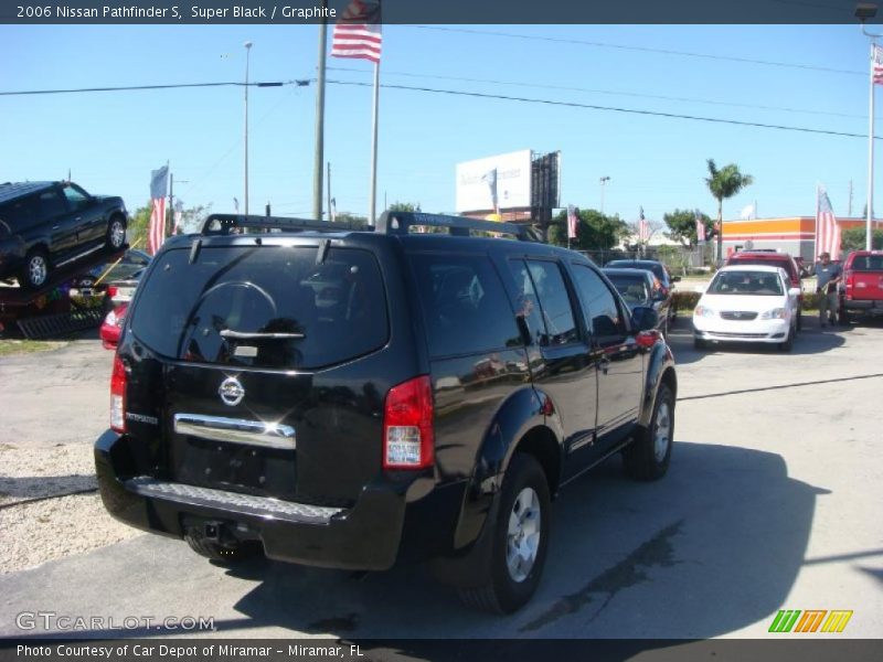 Super Black / Graphite 2006 Nissan Pathfinder S