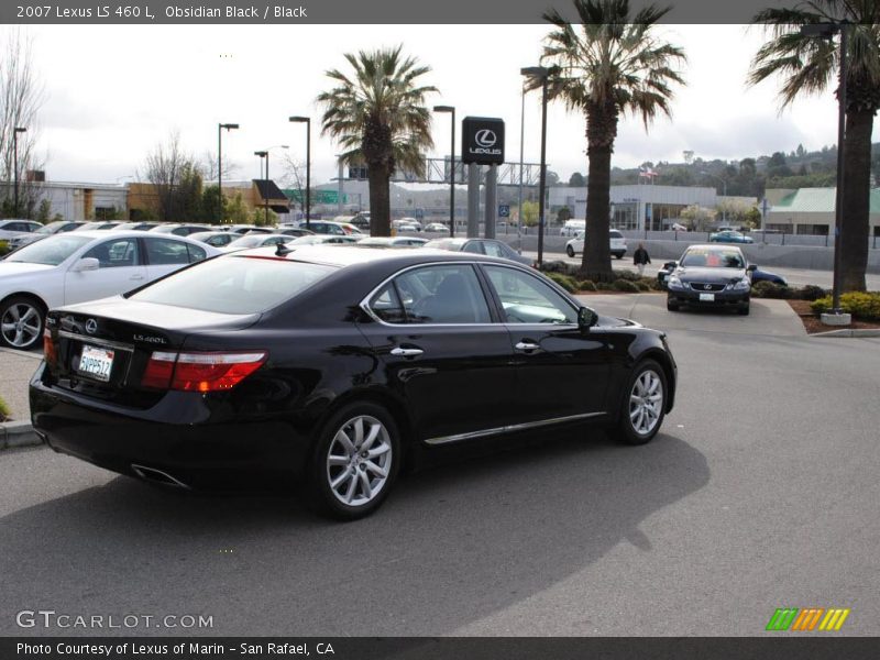 Obsidian Black / Black 2007 Lexus LS 460 L