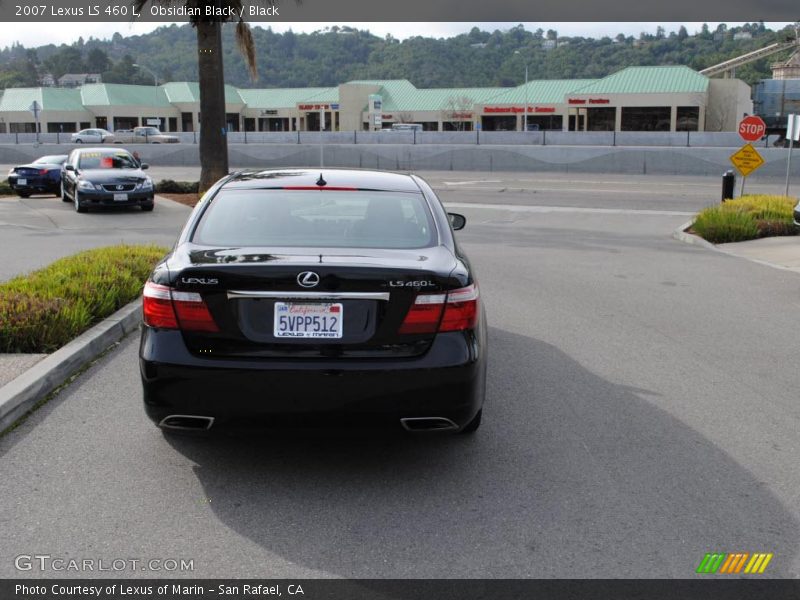 Obsidian Black / Black 2007 Lexus LS 460 L