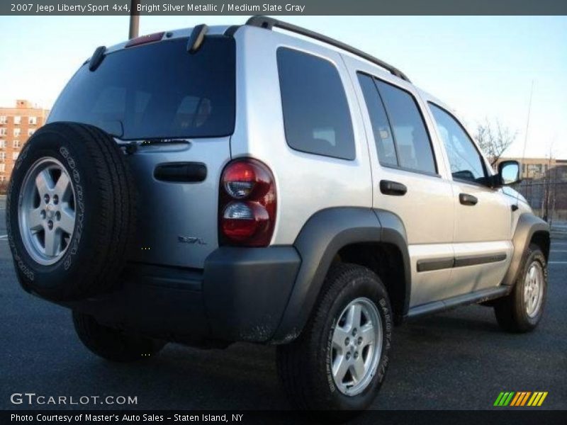 Bright Silver Metallic / Medium Slate Gray 2007 Jeep Liberty Sport 4x4