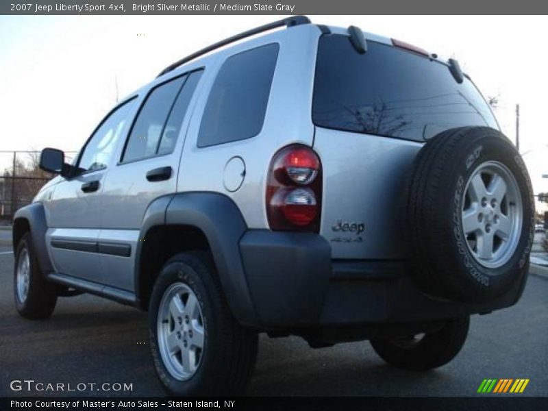 Bright Silver Metallic / Medium Slate Gray 2007 Jeep Liberty Sport 4x4