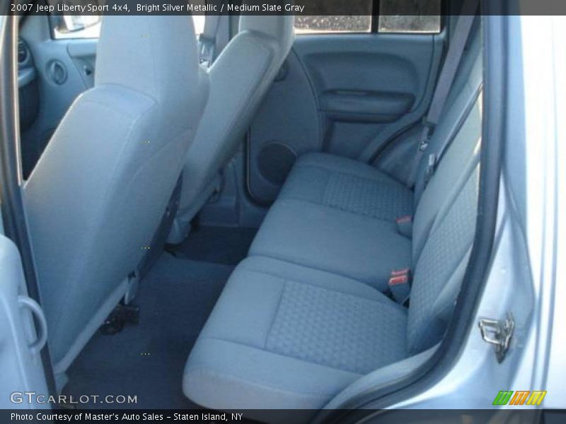 Bright Silver Metallic / Medium Slate Gray 2007 Jeep Liberty Sport 4x4
