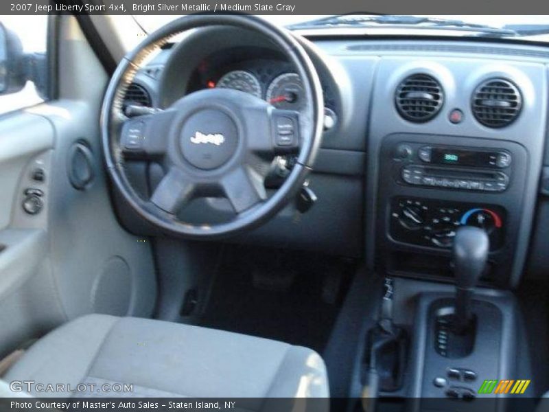 Bright Silver Metallic / Medium Slate Gray 2007 Jeep Liberty Sport 4x4
