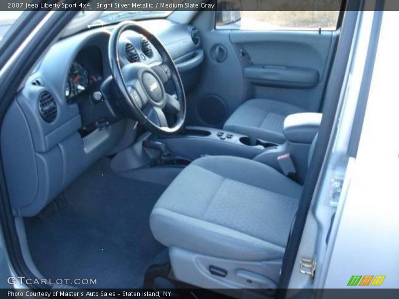 Bright Silver Metallic / Medium Slate Gray 2007 Jeep Liberty Sport 4x4