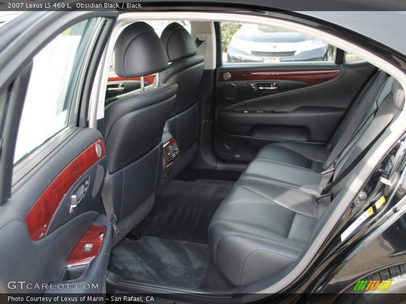 Obsidian Black / Black 2007 Lexus LS 460 L
