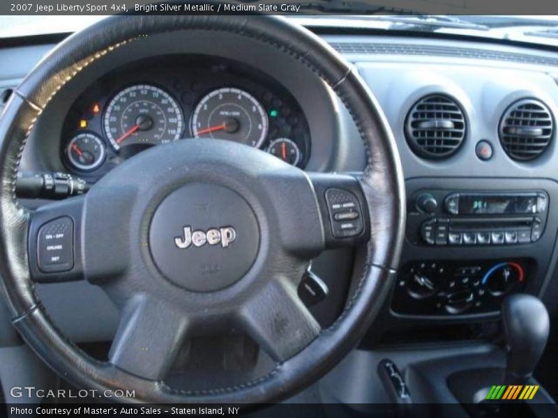 Bright Silver Metallic / Medium Slate Gray 2007 Jeep Liberty Sport 4x4