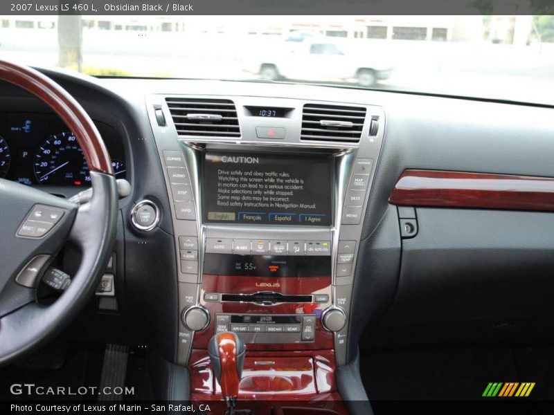 Obsidian Black / Black 2007 Lexus LS 460 L