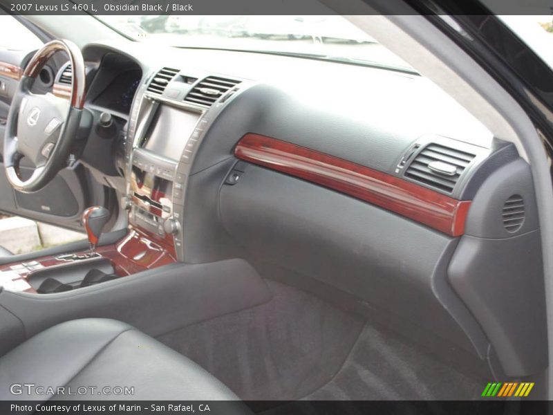 Obsidian Black / Black 2007 Lexus LS 460 L