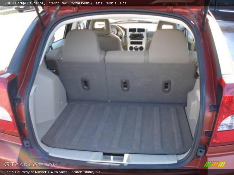 Inferno Red Crystal Pearl / Pastel Pebble Beige 2008 Dodge Caliber SE
