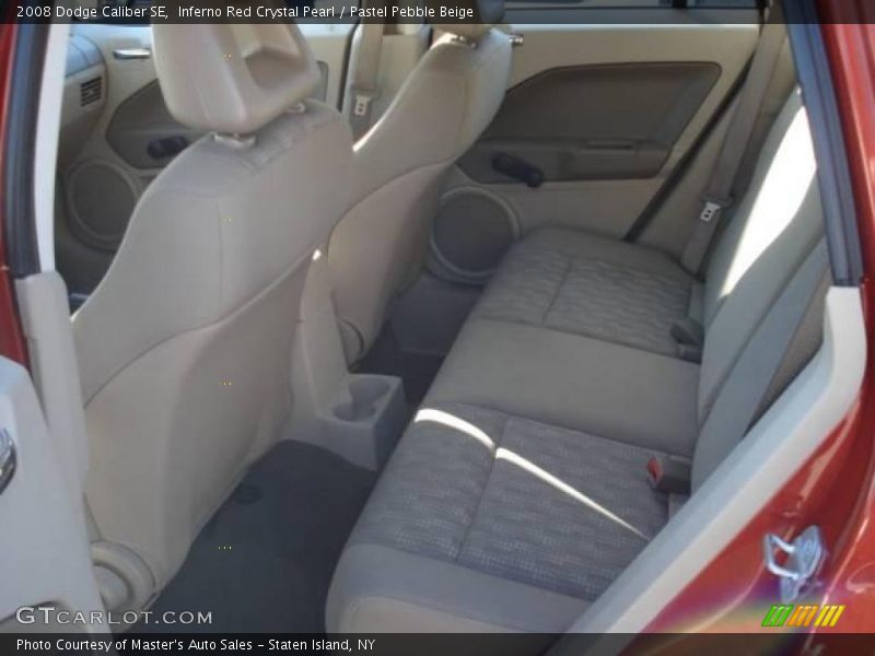 Inferno Red Crystal Pearl / Pastel Pebble Beige 2008 Dodge Caliber SE