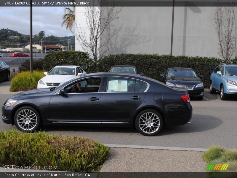 Smoky Granite Mica / Black 2007 Lexus GS 430