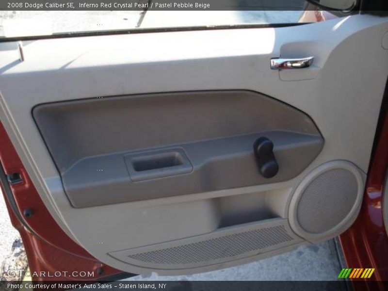 Inferno Red Crystal Pearl / Pastel Pebble Beige 2008 Dodge Caliber SE