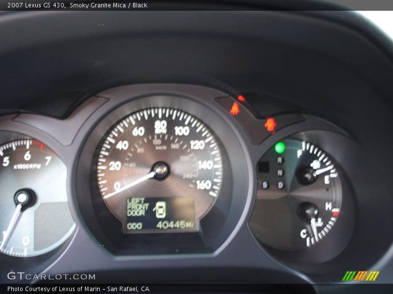Smoky Granite Mica / Black 2007 Lexus GS 430