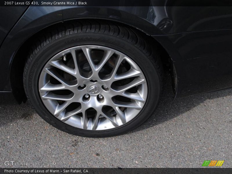Smoky Granite Mica / Black 2007 Lexus GS 430
