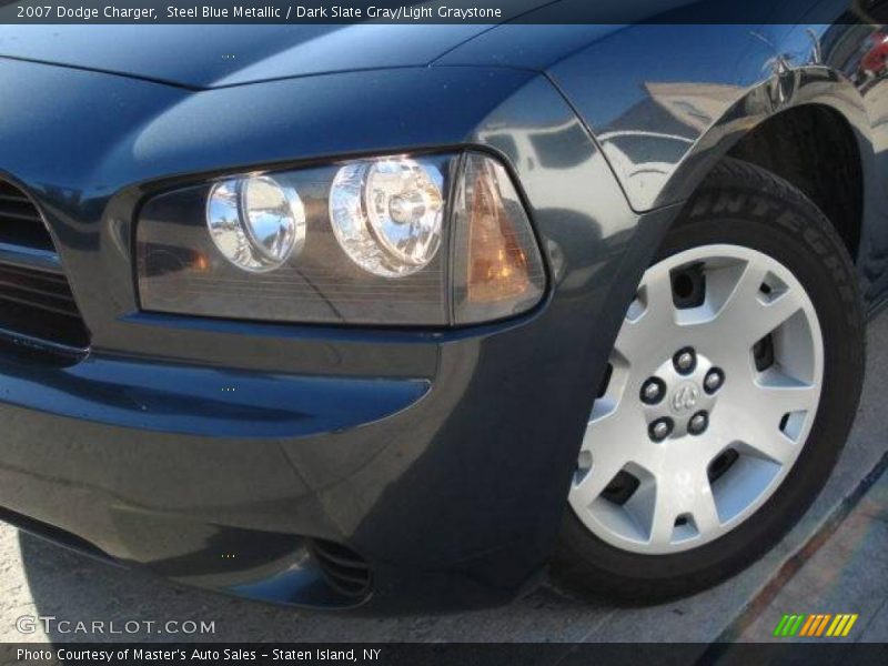 Steel Blue Metallic / Dark Slate Gray/Light Graystone 2007 Dodge Charger