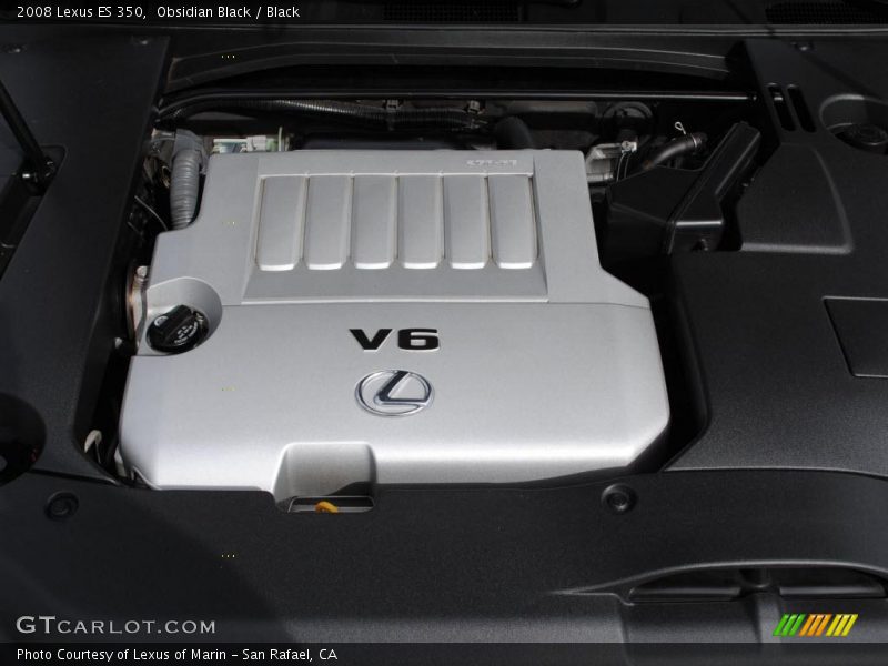 Obsidian Black / Black 2008 Lexus ES 350