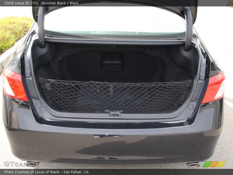 Obsidian Black / Black 2008 Lexus ES 350