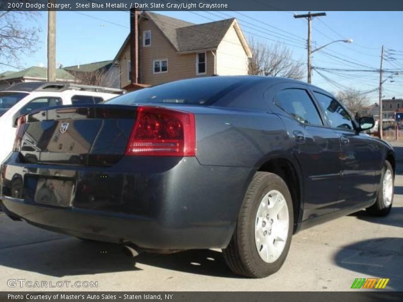 Steel Blue Metallic / Dark Slate Gray/Light Graystone 2007 Dodge Charger