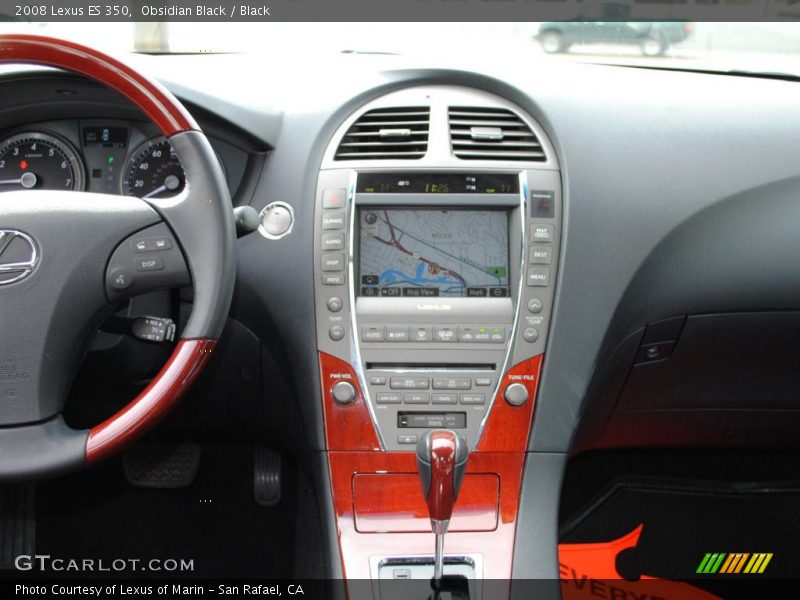 Obsidian Black / Black 2008 Lexus ES 350