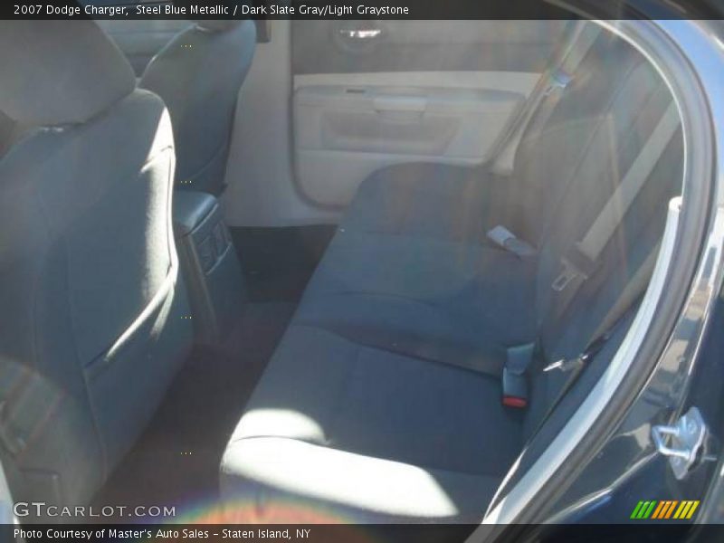 Steel Blue Metallic / Dark Slate Gray/Light Graystone 2007 Dodge Charger