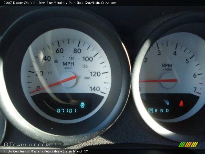 Steel Blue Metallic / Dark Slate Gray/Light Graystone 2007 Dodge Charger