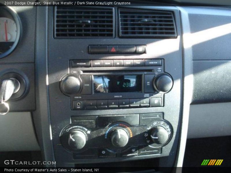 Steel Blue Metallic / Dark Slate Gray/Light Graystone 2007 Dodge Charger