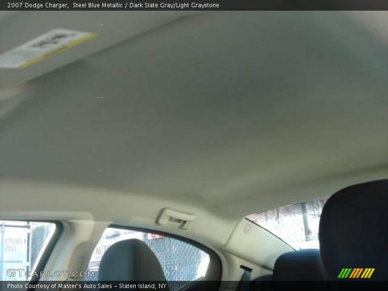 Steel Blue Metallic / Dark Slate Gray/Light Graystone 2007 Dodge Charger