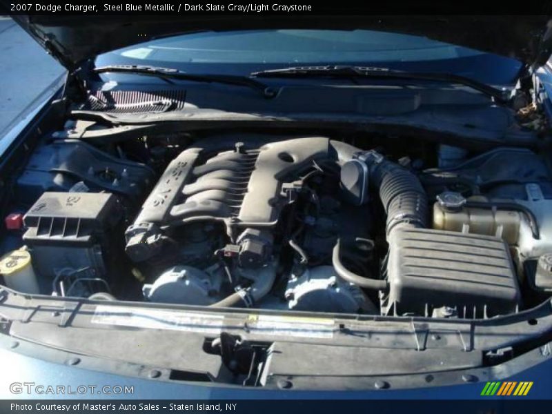 Steel Blue Metallic / Dark Slate Gray/Light Graystone 2007 Dodge Charger