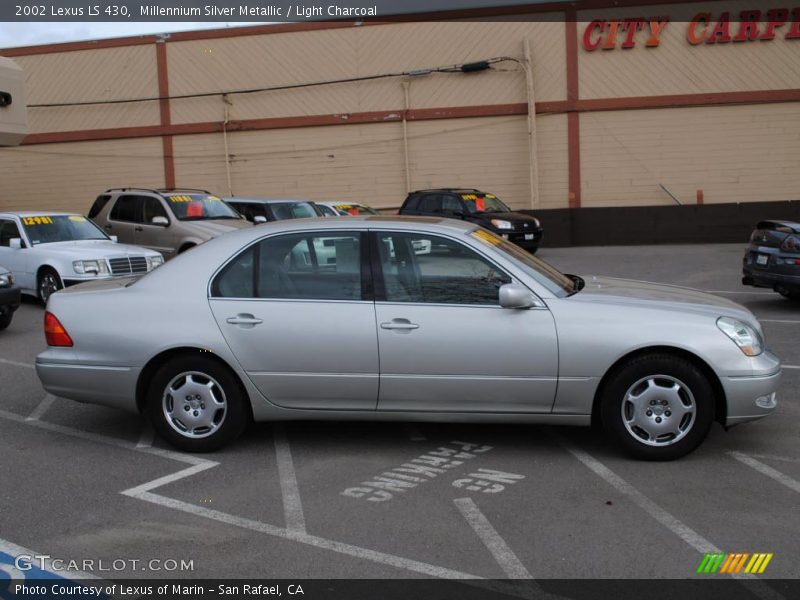 Millennium Silver Metallic / Light Charcoal 2002 Lexus LS 430