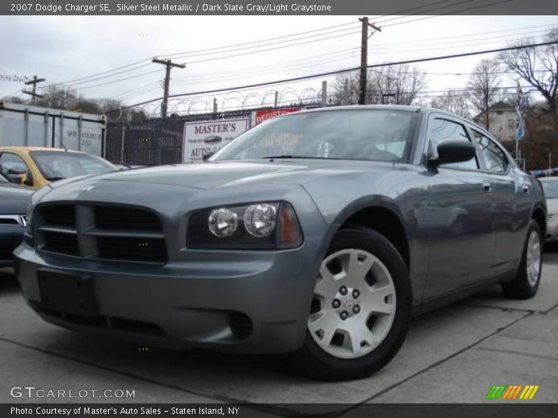 Silver Steel Metallic / Dark Slate Gray/Light Graystone 2007 Dodge Charger SE