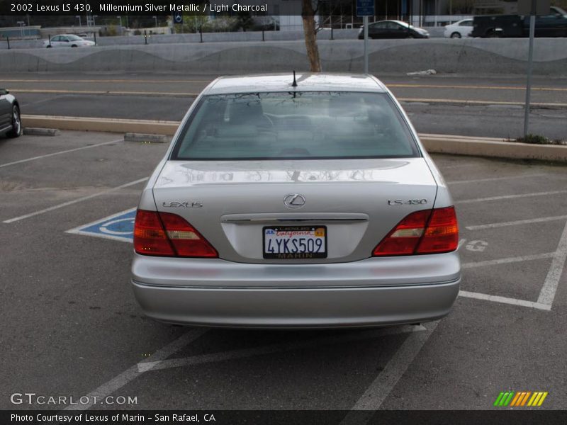 Millennium Silver Metallic / Light Charcoal 2002 Lexus LS 430