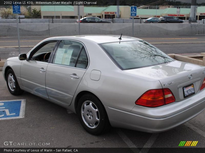 Millennium Silver Metallic / Light Charcoal 2002 Lexus LS 430