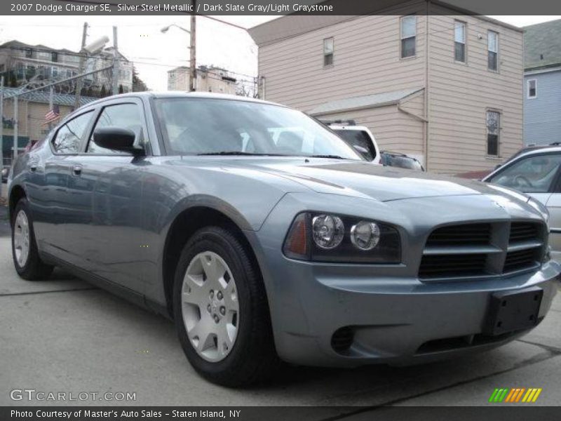 Silver Steel Metallic / Dark Slate Gray/Light Graystone 2007 Dodge Charger SE