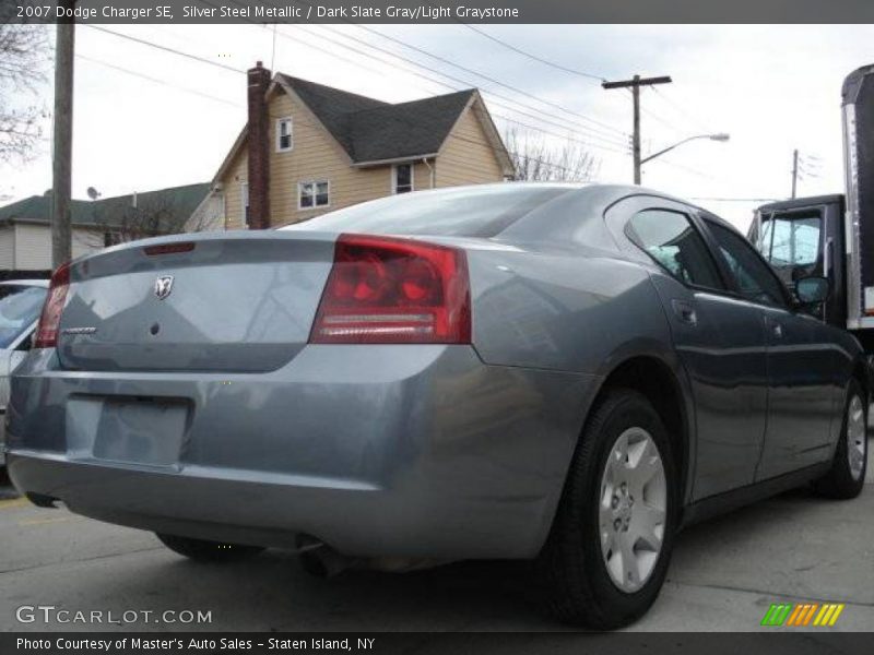 Silver Steel Metallic / Dark Slate Gray/Light Graystone 2007 Dodge Charger SE