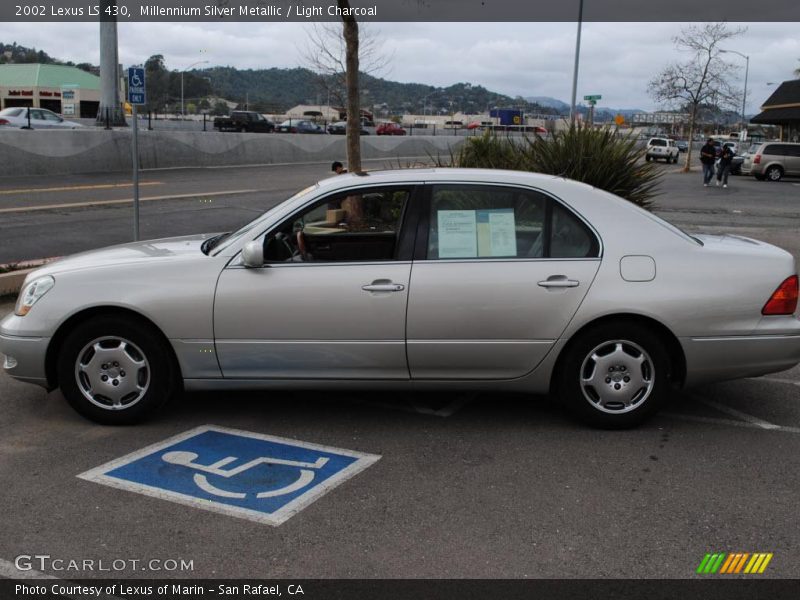 Millennium Silver Metallic / Light Charcoal 2002 Lexus LS 430