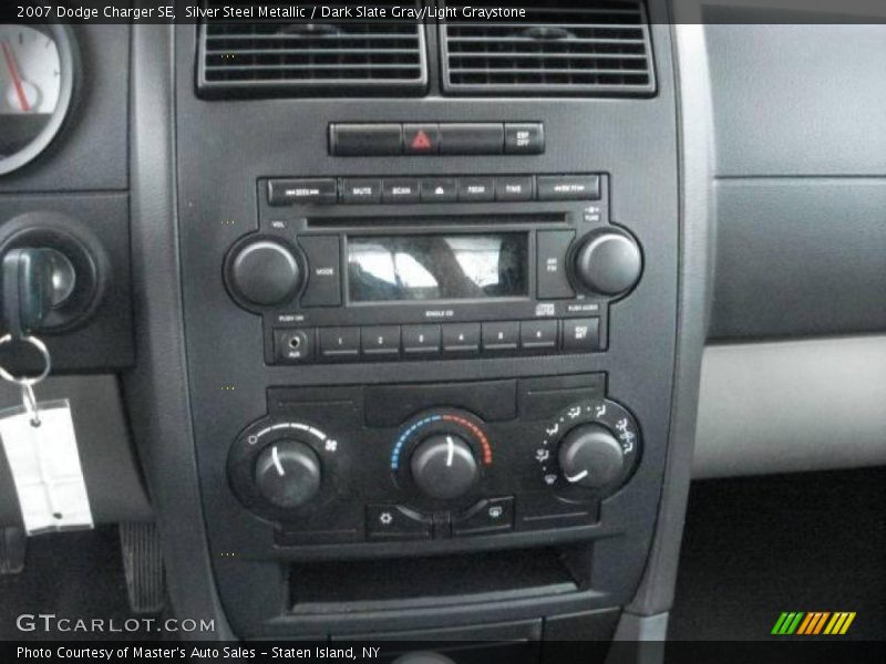 Silver Steel Metallic / Dark Slate Gray/Light Graystone 2007 Dodge Charger SE