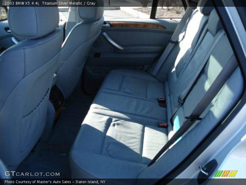 Titanium Silver Metallic / Gray 2003 BMW X5 4.4i