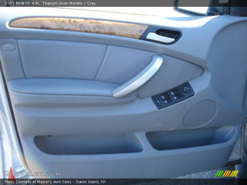 Titanium Silver Metallic / Gray 2003 BMW X5 4.4i