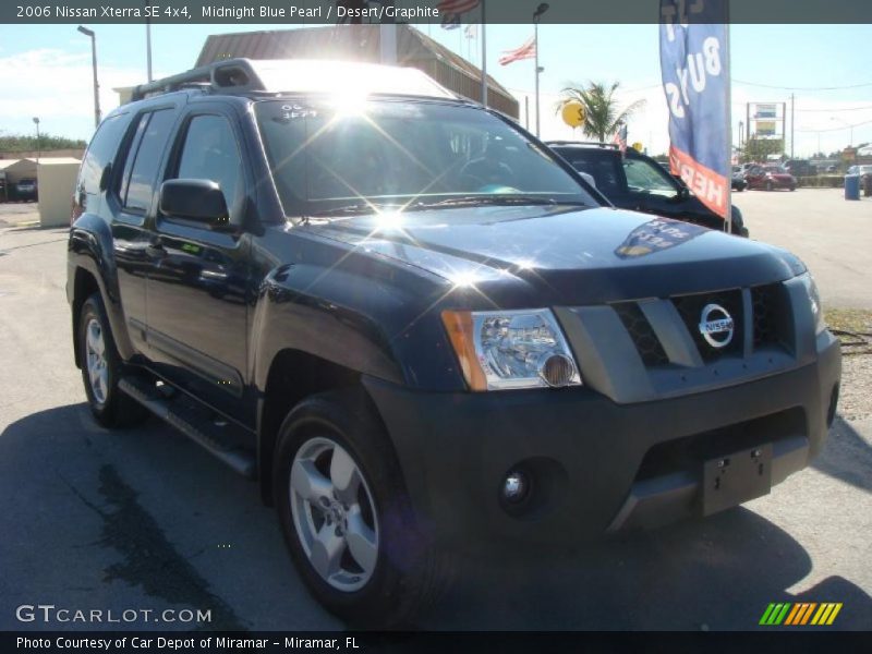 Midnight Blue Pearl / Desert/Graphite 2006 Nissan Xterra SE 4x4