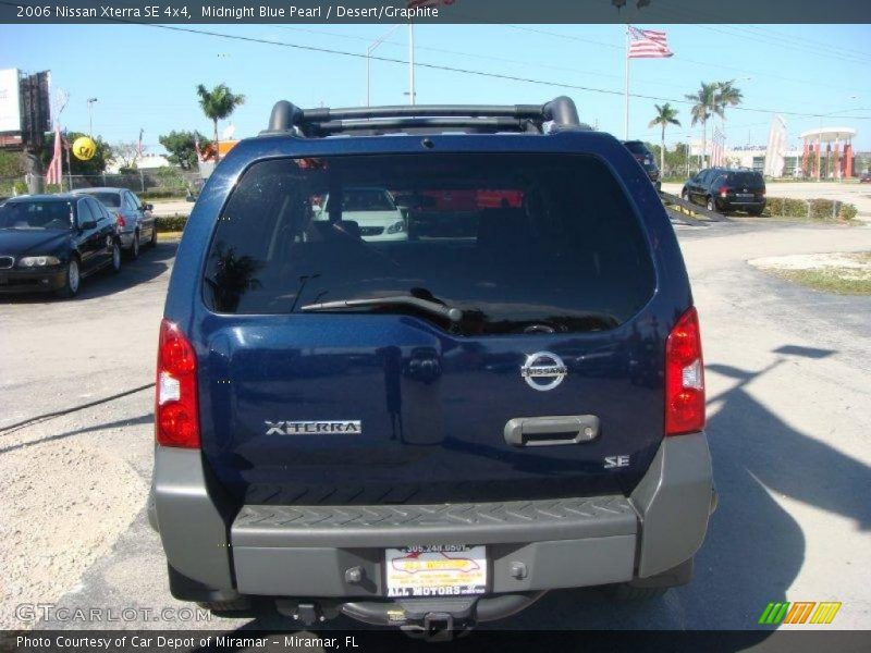 Midnight Blue Pearl / Desert/Graphite 2006 Nissan Xterra SE 4x4