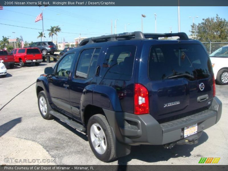 Midnight Blue Pearl / Desert/Graphite 2006 Nissan Xterra SE 4x4