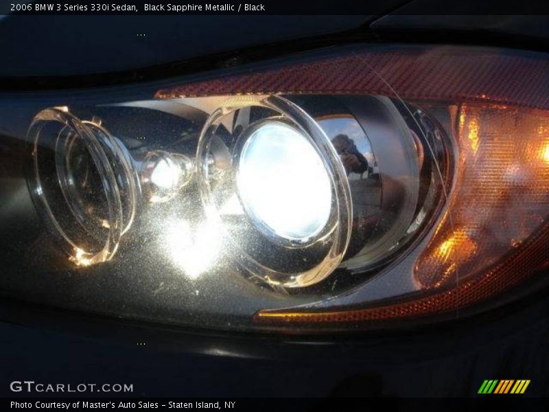 Black Sapphire Metallic / Black 2006 BMW 3 Series 330i Sedan