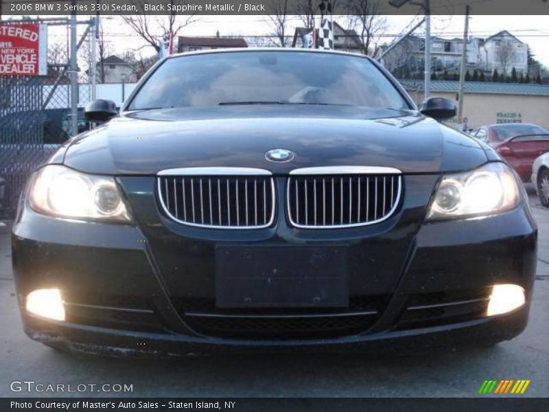 Black Sapphire Metallic / Black 2006 BMW 3 Series 330i Sedan